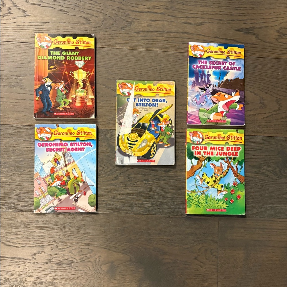 Geronimo Stilton kids books EUC or new condition